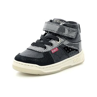 Kickers Kickalien, Scarpe da Ginnastica Unisex-Bambini, Nero (Noir Brillant), 20 EU Kickers Kickalien, Scarpe da Ginnastica Unisex-Bambini, Nero (Noir Brillant), 20 EU