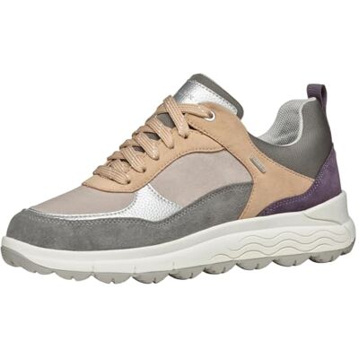 Geox Sneaker da Donna D Spherica 4x4 B ABX, Dk Grey Dk Purple, 36 EU Geox Sneaker da Donna D Spherica 4x4 B ABX, Dk Grey Dk Purple, 36 EU