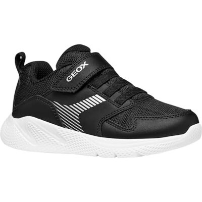 Geox J SPRINTYE Boy A Sneaker, Nero, 30 EU Geox J SPRINTYE Boy A Sneaker, Nero, 30 EU