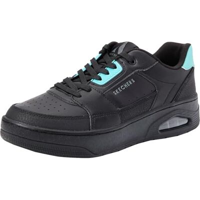 Skechers Uno Court, Sneaker Donna, Nero, 36 EU Skechers Uno Court, Sneaker Donna, Nero, 36 EU