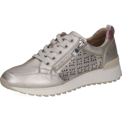 CAPRICE sneaker basse da donna, Metallico (PLATIN.MET.CO), 42 EU CAPRICE sneaker basse da donna, Metallico (PLATIN.MET.CO), 42 EU