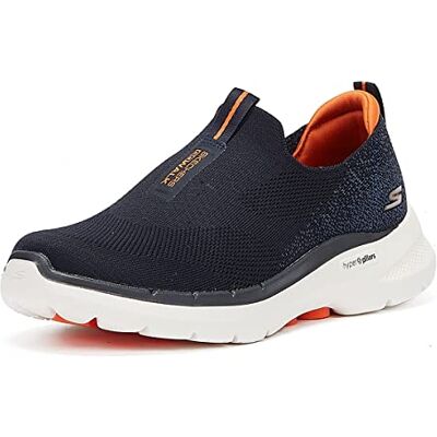 Skechers Go Walk 6, Sneaker Uomo, Navy, 44.5 EU Skechers Go Walk 6, Sneaker Uomo, Navy, 44.5 EU