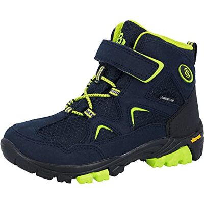 Brütting Mount Mera Kids High, Scarpe da Jogging Bambino, Blu (Marino/Limone), 35 EU Brütting Mount Mera Kids High, Scarpe da Jogging Bambino, Blu (Marino/Limone), 35 EU