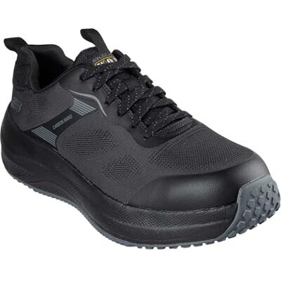 Skechers Transporter Lite Fire & Stivale di sicurezza da uomo, nero, 40, Nero, 44 EU Skechers Transporter Lite Fire & Stivale di sicurezza da uomo, nero, 40, Nero, 44 EU