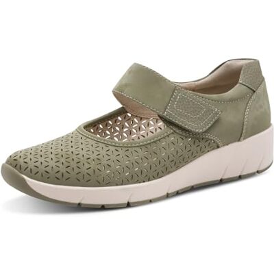 Jana Damen Ballerina Strap Vegan , Donna, Oliva, 41 EU Jana Damen Ballerina Strap Vegan , Donna, Oliva, 41 EU