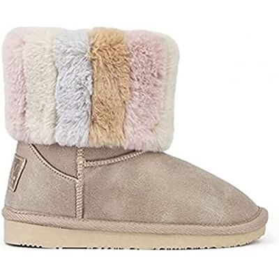 Conguitos Stivali Invernali, Mocassino Bambina, Marrone Tan, 31 EU Conguitos Stivali Invernali, Mocassino Bambina, Marrone Tan, 31 EU