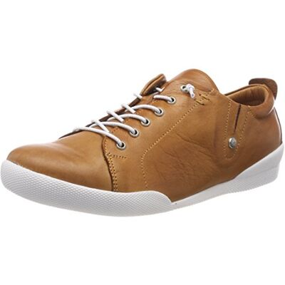Andrea Conti 0345724, Scarpe da Ginnastica Donna, Marrone Cognac, 39 EU Andrea Conti 0345724, Scarpe da Ginnastica Donna, Marrone Cognac, 39 EU