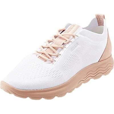 Geox D Spherica Sneaker da Donna, off White Nude, 41 EU Geox D Spherica Sneaker da Donna, off White Nude, 41 EU