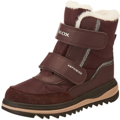 Geox Ragazza J Adelhide Girl B AB Ankle Boot, Dk Burgundy., 32 EU Geox Ragazza J Adelhide Girl B AB Ankle Boot, Dk Burgundy., 32 EU