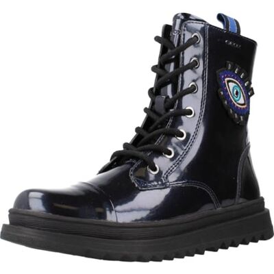 Geox Ragazza J Gillyjaw Girl caviglia barca, Navy Bluette, 32 EU Geox Ragazza J Gillyjaw Girl caviglia barca, Navy Bluette, 32 EU