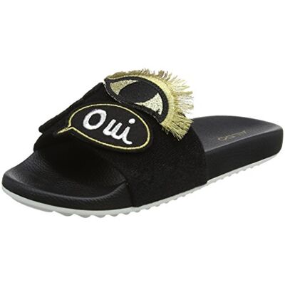 Aldo Eralidda Pantofole a Collo Basso Donna, Nero (Black), 37.5 EU Aldo Eralidda Pantofole a Collo Basso Donna, Nero (Black), 37.5 EU