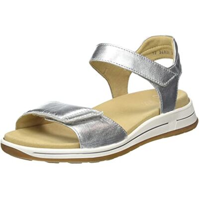 ARA Osaka, Sandalo Donna, Argento, 36 EU Larga ARA Osaka, Sandalo Donna, Argento, 36 EU Larga