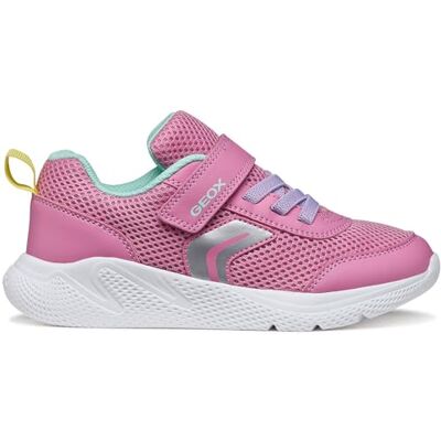 Geox J SPRINTYE Girl B Sneaker, Pink/WATERSEA, 39 EU Geox J SPRINTYE Girl B Sneaker, Pink/WATERSEA, 39 EU
