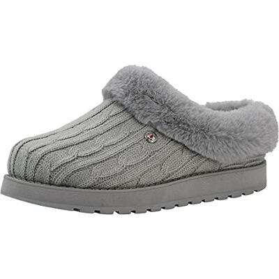 Skechers Keepsakes – Ice Angel Slipper, Pantofole Donna, Grigio, 34.5 EU Skechers Keepsakes – Ice Angel Slipper, Pantofole Donna, Grigio, 34.5 EU