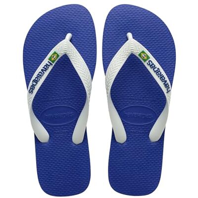 Havaianas Top Brasil Logo Unisex Adulto FlipFlop Marine Blue 35 EU Havaianas Top Brasil Logo Unisex Adulto FlipFlop Marine Blue 35 EU