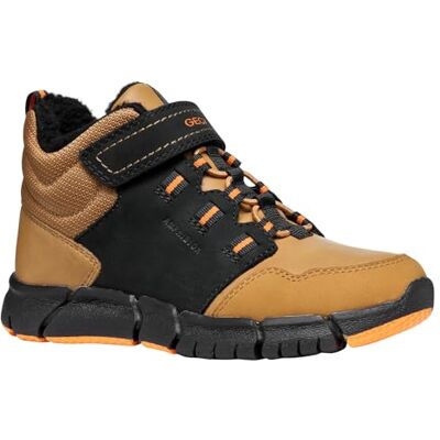 Geox J Flexyper Boy B Abx Stivaletti unisex per bambini, Nero Dk Giallo A, 41 EU Geox J Flexyper Boy B Abx Stivaletti unisex per bambini, Nero Dk Giallo A, 41 EU
