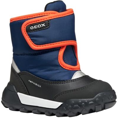 Geox B Trekkyup Boy B ABX, Stivale alla Caviglia Bimbo 0-24, Navy Arancio, 23 EU Geox B Trekkyup Boy B ABX, Stivale alla Caviglia Bimbo 0-24, Navy Arancio, 23 EU