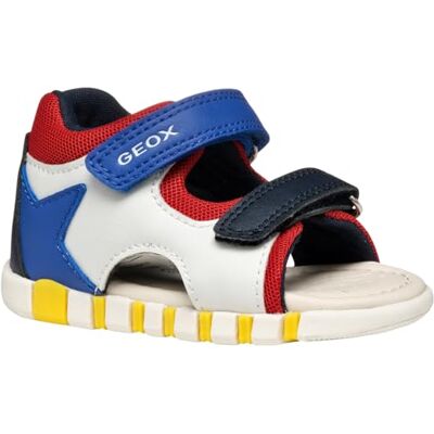 Geox B SANDAL IUPIDOO BOY Sandalo Baby Jungen, White/Royal, Geox B SANDAL IUPIDOO BOY Sandalo Baby Jungen, White/Royal,