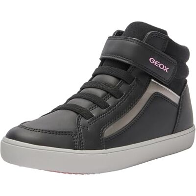 Geox Ragazza J Gisli Girl C Sneaker, Schwarz, 35 EU Geox Ragazza J Gisli Girl C Sneaker, Schwarz, 35 EU