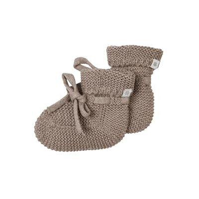 Noppies Baby U Booties knit Nelson, U Booties lavora a maglia Nelson Ragazzi unisex, Taupe Melange P757, 1-SIZE Noppies Baby U Booties knit Nelson, U Booties lavora a maglia Nelson Ragazzi unisex, Taupe Melange P757, 1-SIZE