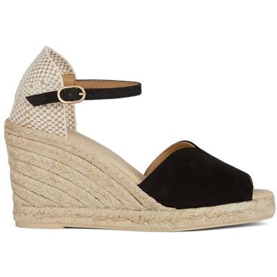 Geox Mädchen D Gelsa B Wedge Sandal, Nero, 40 EU Geox Mädchen D Gelsa B Wedge Sandal, Nero, 40 EU