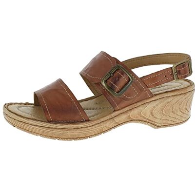 Andrea Conti Donna, Sandali con Tacco, Cognac, 39 EU Andrea Conti Donna, Sandali con Tacco, Cognac, 39 EU
