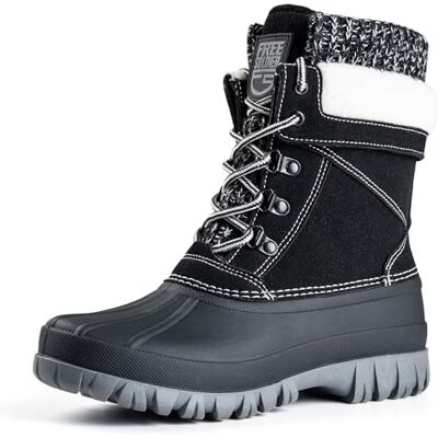 FREE SOLDIER , Snow Boot Donna, Nero, 42 EU FREE SOLDIER , Snow Boot Donna, Nero, 42 EU