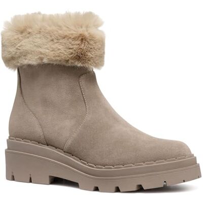 Geox Stivaletto da Donna D Felleny GAnkle, Beige Tortora, 40 EU Geox Stivaletto da Donna D Felleny GAnkle, Beige Tortora, 40 EU