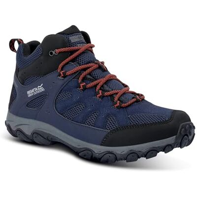 Regatta Uomo Edgepoint IV Mid Walking stivaletti acqua resistente Cushioned Hiking Footwear Regatta Uomo Edgepoint IV Mid Walking stivaletti acqua resistente Cushioned Hiking Footwear