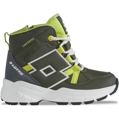Lotto Vorix Tex K Unisex Kids, Stivali a metà Polpaccio, Verde Oliva Lime, 33 EU Lotto Vorix Tex K Unisex Kids, Stivali a metà Polpaccio, Verde Oliva Lime, 33 EU