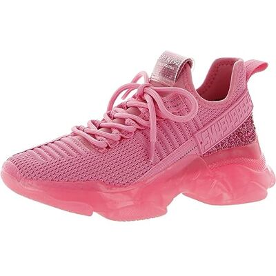 Steve Madden Sneaker Maxima da Donna, Rosa Caldo, 36 EU Steve Madden Sneaker Maxima da Donna, Rosa Caldo, 36 EU