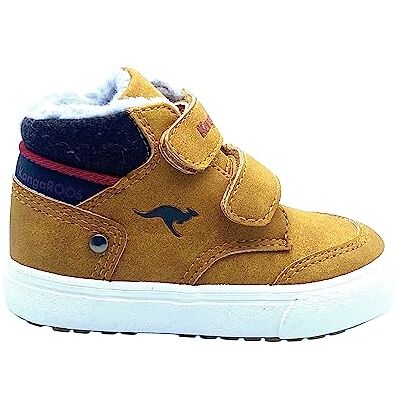 KangaROOS KAVU Primo V Sneaker unisex per bambini, Rosso abbronzante giallo, 21 EU KangaROOS KAVU Primo V Sneaker unisex per bambini, Rosso abbronzante giallo, 21 EU
