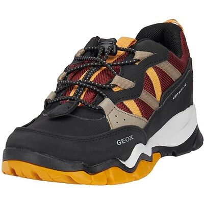 Geox J Montrack Boy B ABX, Scarpe da Ginnastica, Black Bordeaux, 33 EU Geox J Montrack Boy B ABX, Scarpe da Ginnastica, Black Bordeaux, 33 EU