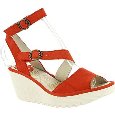 Fly London Yisk837Fly, Sandali con piattaforma per Donna, Arancio, 39 EU Fly London Yisk837Fly, Sandali con piattaforma per Donna, Arancio, 39 EU
