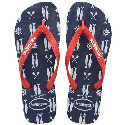 Havaianas Top Nautical Uomo FlipFlop Navy/Red Ruby 37 EU Havaianas Top Nautical Uomo FlipFlop Navy/Red Ruby 37 EU