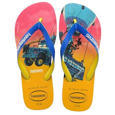 Havaianas Top Fortnite Unisex Adulto FlipFlop Citrus Yellow 43 EU Havaianas Top Fortnite Unisex Adulto FlipFlop Citrus Yellow 43 EU