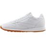 Reebok Classic Leather, Sneaker Unisex Adulto, Bianco (Ftwwht/Pugry3/Rbkg03), 34.5 EU