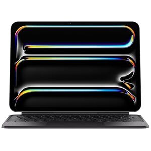 Apple Magic Keyboard per iPad Pro 11'' (M4), comodissima per scrivere e con trackpad integrato, tasti funzione, Inglese internazionale — Nero Apple Magic Keyboard per iPad Pro 11'' (M4), comodissima per scrivere e con trackpad integrato, tasti funzione, Inglese internazionale — Nero