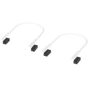 Corsair iCUE LINK Cavi 2x 135mm Slim 90° Bianco Corsair iCUE LINK Cavi 2x 135mm Slim 90° Bianco