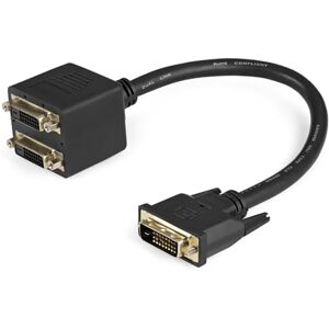 StarTech .com Cavo splitter video digitiale DVI-D a 2 DVI-D da 30 cm, Cavo sdoppiatore da DVI a due DVI M/F (DVISPL1DD) StarTech .com Cavo splitter video digitiale DVI-D a 2 DVI-D da 30 cm, Cavo sdoppiatore da DVI a due DVI M/F (DVISPL1DD)