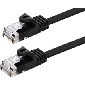 Monoprice 109557 100ft 30AWG Cat5e 350 MHz UTP Piatto Cavo di Rete Ethernet di Rame Nudo Nero Monoprice 109557 100ft 30AWG Cat5e 350 MHz UTP Piatto Cavo di Rete Ethernet di Rame Nudo Nero