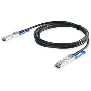 Digitus Cavo DAC universale QSFP28-100 Gbit/s Cavo di rete Direct Attach Cable Direct Attach Copper compatibile con SFF-8665 AWG30-1m Nero Digitus Cavo DAC universale QSFP28-100 Gbit/s Cavo di rete Direct Attach Cable Direct Attach Copper compatibile con SFF-8665 AWG30-1m Nero