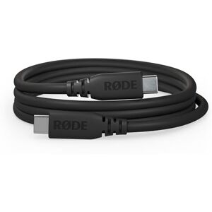 RØDE Cavo USB-C a USB-C SuperSpeed per trasferimento dati veloce fino a 5 Gbps e alimentazione da 60W (2 m, nero) RØDE Cavo USB-C a USB-C SuperSpeed per trasferimento dati veloce fino a 5 Gbps e alimentazione da 60W (2 m, nero)