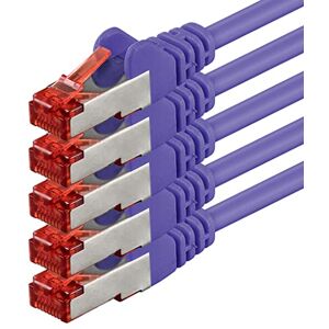 1aTTack - 2.0m Cat6 S/FTP RJ-45 M/M - Viola - Cavo 1aTTack - 2.0m Cat6 S/FTP RJ-45 M/M - Viola - Cavo