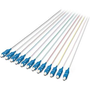 Digitus DK2922102 Set 12 Cavi Pigtail Fibra Ottica Colorati Connettori SC Os1 09/125 Simplex Digitus DK2922102 Set 12 Cavi Pigtail Fibra Ottica Colorati Connettori SC Os1 09/125 Simplex
