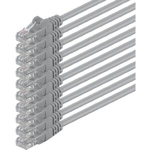 1aTTack.de 86409 10x 3m Gray Cavo di rete Cat6 Cat 6 Ethernet LAN 1000 Mbit/s RJ45 1aTTack.de 86409 10x 3m Gray Cavo di rete Cat6 Cat 6 Ethernet LAN 1000 Mbit/s RJ45