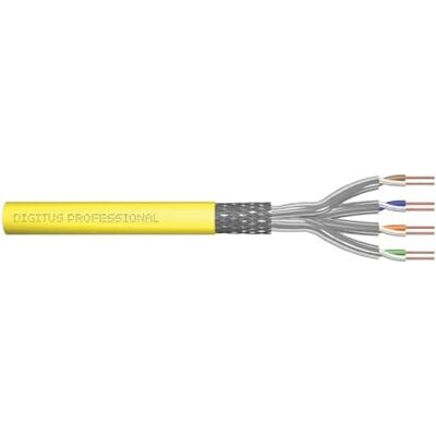 Digitus 500 m Cat 7A Cavo di rete S-FTP (PiMF) Simplex BauPVO B2ca LSZH Senza alogeni 1500 MHz rame AWG 22/1 Compatibile PoE++ Cavo LAN Cavo di installazione Cavo Ethernet Giallo Digitus 500 m Cat 7A Cavo di rete S-FTP (PiMF) Simplex BauPVO B2ca LSZH Senza alogeni 1500 MHz rame AWG 22/1 Compatibile PoE++ Cavo LAN Cavo di installazione Cavo Ethernet Giallo