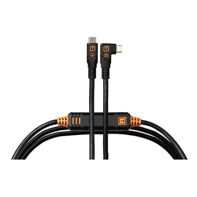 Tether Tools TetherPro Optima 10Gbps Gen 2 USB-C, 4,6 m, dritto a destra, nero antiriflesso Tether Tools TetherPro Optima 10Gbps Gen 2 USB-C, 4,6 m, dritto a destra, nero antiriflesso