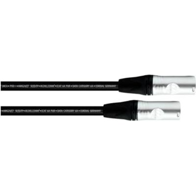 Cordial Cavo Ethernet CAT 6A 5 m SF/UTP connettori NEUTRIK etherCON RJ45 AWG 24/7 Nero (ECL CSE5NN6A PUR) Cordial Cavo Ethernet CAT 6A 5 m SF/UTP connettori NEUTRIK etherCON RJ45 AWG 24/7 Nero (ECL CSE5NN6A PUR)