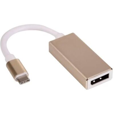 AKYGA AK-AD-56 Cavo Adattatore da USB C Maschio a DisplayPort Femmina, 15 cm AKYGA AK-AD-56 Cavo Adattatore da USB C Maschio a DisplayPort Femmina, 15 cm